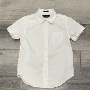 Crewcuts White Short Sleeve Button Down Shirt